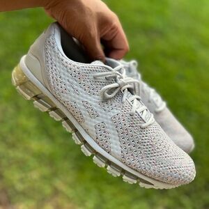 Asics Gel Quantum 360 Knit Running Shoes Sneakers Womens Sz 11.5 / Mens 10